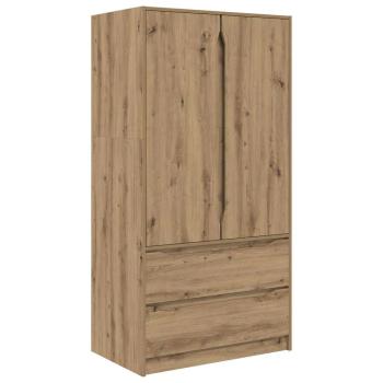 Badezimmerschrank mit Speicher Artisan-Eiche 79,5 x 49 x 156 cm