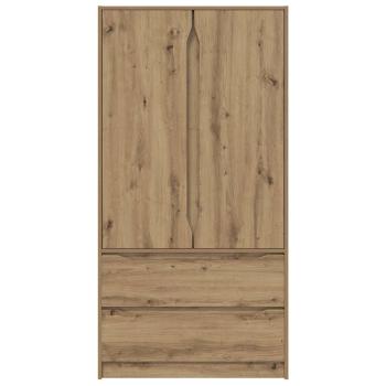 Badezimmerschrank mit Speicher Artisan-Eiche 79,5 x 49 x 156 cm