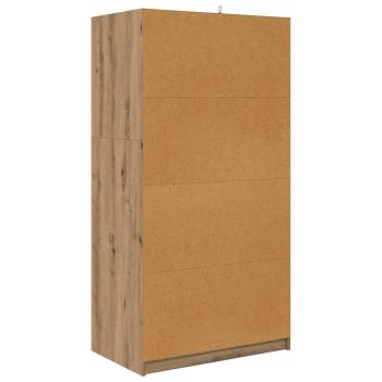 Badezimmerschrank mit Speicher Artisan-Eiche 79,5 x 49 x 156 cm