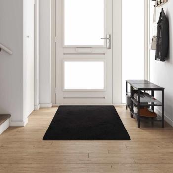 ARDEBO.de - Teppichläufer Schwarz 100 x 300 cm 100% Polypropylen Tuft