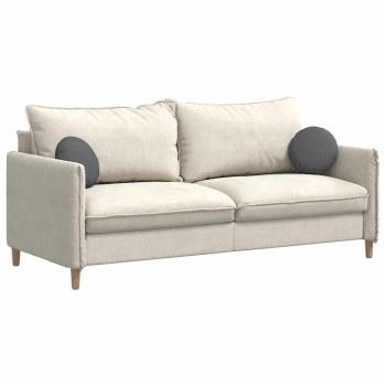 Sitzkissen 2 pcs Dunkelgrau Ø30 x 13 cm Stoff