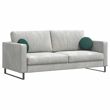 Sitzkissen 2 pcs Dunkelgrün Ø30 x 13 cm Stoff