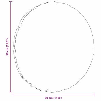 Sitzkissen 2 pcs Creme Ø30 x 13 cm Stoff