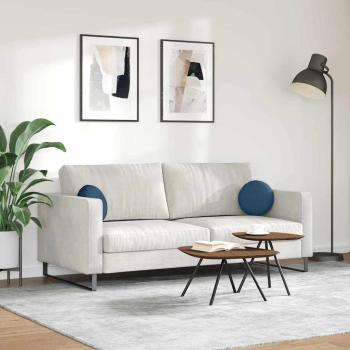 Sitzkissen 2 pcs Blau Ø30 x 13 cm Stoff