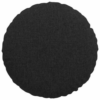 Sitzkissen 2 pcs Schwarz Ø40 x 13 cm Stoff