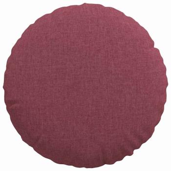 Sitzkissen 2 pcs Weinrot Ø40 x 13 cm Stoff