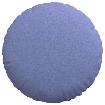 Sitzkissen 2 pcs Jeans blau Ø50 x 19 cm Stoff