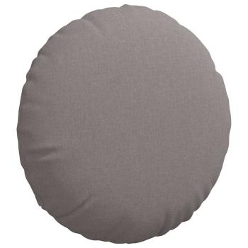 Sitzkissen 2 pcs Taupe Ø80 x 29 cm Stoff