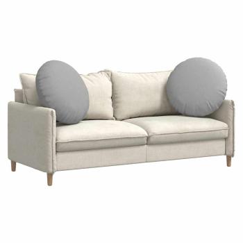 Sitzkissen 2 pcs Wolkengrau Ø80 x 29 cm Stoff