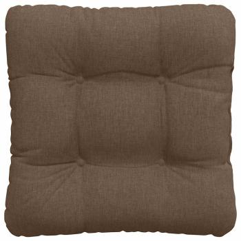 Sitzkissen 4 Stk. Stoff Braun 40 x 40 x 12 cm