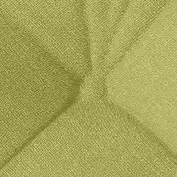 Sitzkissen 4 Stk. Stoff Hellgrün 40 x 40 x 12 cm