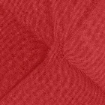 Sitzkissen 4 Stk. Stoff Rot 40 x 40 x 12 cm