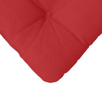 Sitzkissen 4 pcs Rot 40 x 40 x 12 cm Stoff
