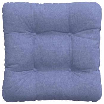 Sitzkissen 4 Stk. Stoff Jeans blau 40 x 40 x 12 cm