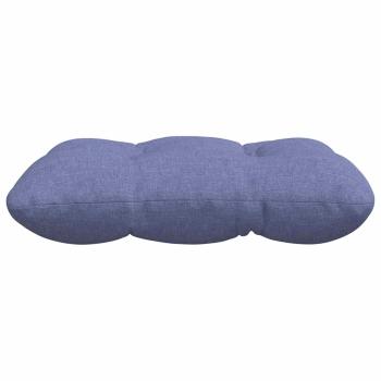 Sitzkissen 4 pcs Jeans blau 45 x 45 x 12 cm Stoff