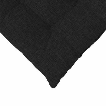 Sitzkissen 2 pcs Schwarz 40 x 40 x 6 cm Stoff