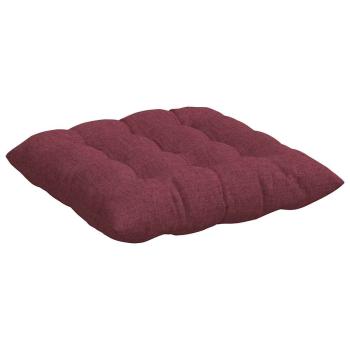 Sitzkissen 4 stk. Stoff Weinrot 40 x 40 x 6 cm