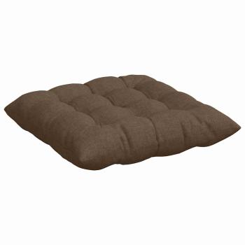 Sitzkissen 4 Stk. Stoff Braun 40 x 40 x 6 cm