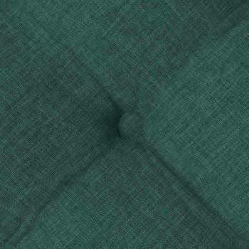 Sitzkissen 2 pcs Dunkelgrün 40 x 40 x 6 cm Stoff