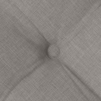 Sitzkissen 2 pcs Taupe 40 x 40 x 6 cm Stoff