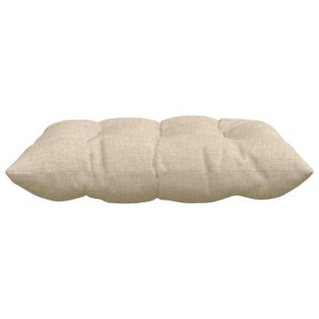 Sitzkissen 2 pcs Creme 40 x 40 x 6 cm Stoff
