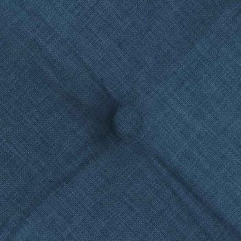 Sitzkissen 2 pcs Blau 40 x 40 x 6 cm Stoff