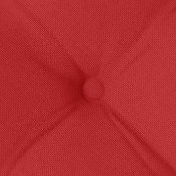 Sitzkissen 2 pcs Rot 40 x 40 x 6 cm Stoff