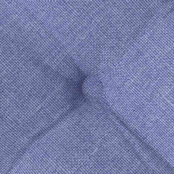 Sitzkissen 4 Stk. Stoff Jeans blau 40 x 40 x 6 cm