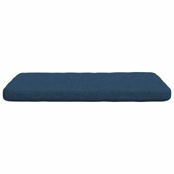Sitzkissen 4 pcs Blau 40 x 40 x 3 cm Stoff