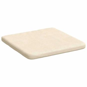 Sitzkissen 4 pcs Creme 40 x 40 x 3 cm Cordstoff
