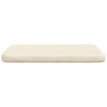 Sitzkissen 4 pcs Creme 40 x 40 x 3 cm Cordstoff