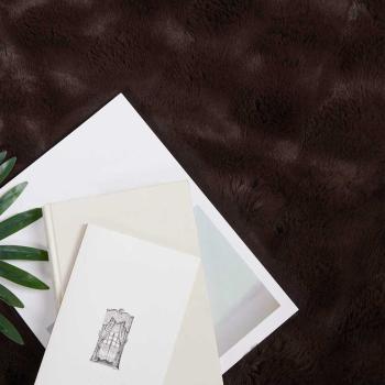 Kunstfell Kaninchenfell Decke 4 pcs Kamel 150 x 220 cm