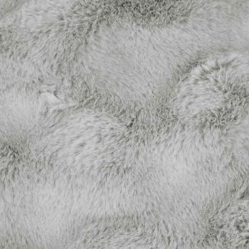 Kunstfell Kaninchenfell Decke 4 pcs Grau 130 x 150 cm Polyester