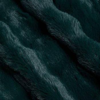 Kunstfell Kaninchenfell Decke 4 pcs Dunkelgrün 240 x 270 cm