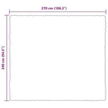 Kunstfell Kaninchenfell Decke 4 pcs Marineblau 240 x 270 cm