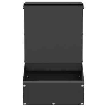 Kaninchenfütterer Schwarz 17.5 x 26 x 28.5 cm