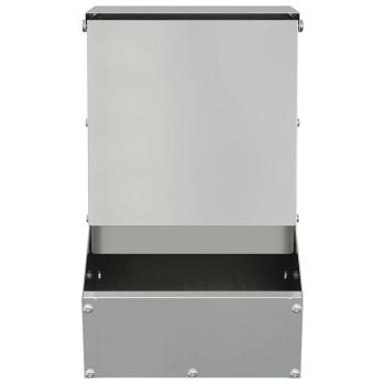 Kaninchenfütterer Silber 17.5 x 26 x 28.5 cm Verzinkter Stahl