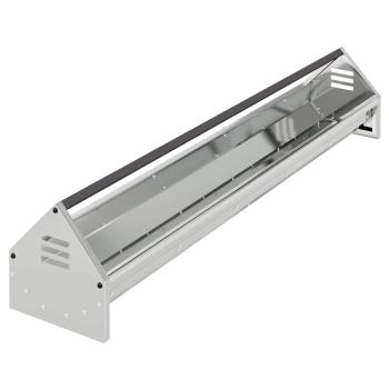 Hühnerfütterungsrinne Silber 108 x 20,5 x 20 cm