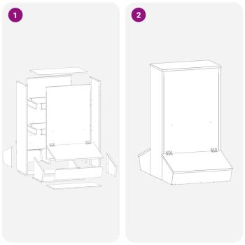 Schweinfutterspender Silber 55 x 51 x 91,5 cm Verzinkter Stahl