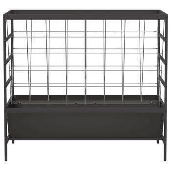 Viehfutterspender Schwarz 100 x 60 x 90 cm 15 kg