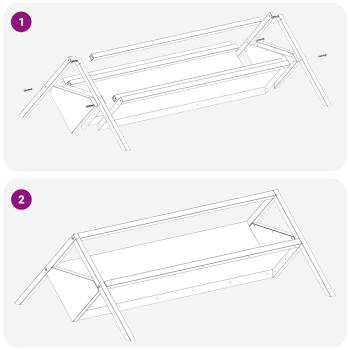 Futtertröge für Nutztiere Schwarz 111 x 76 x 38 cm