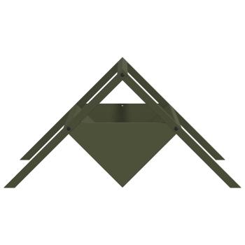 Futtertröge für Nutztiere Olive Grün 111 x 76 x 38 cm