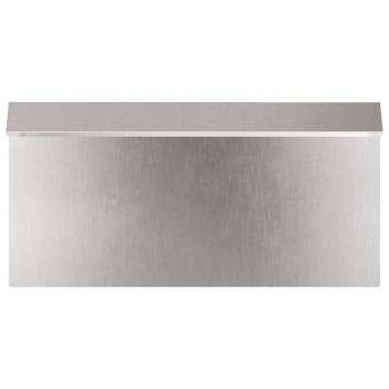 Schneckenzaun 4 pcs Silber 50 x 3,5 x 25 cm Edelstahl