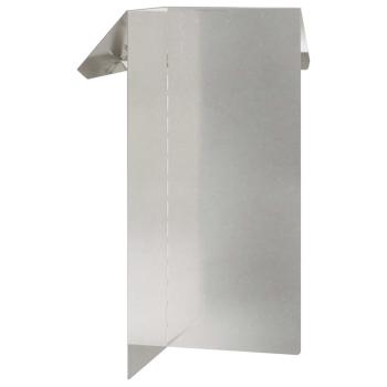 Schneckenzaun 4 pcs Silber 13,5 x 13,5 x 25 cm Edelstahl