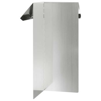 Schneckenzaun 4 pcs Silber 13,5 x 13,5 x 25 cm Verzinkter Stahl