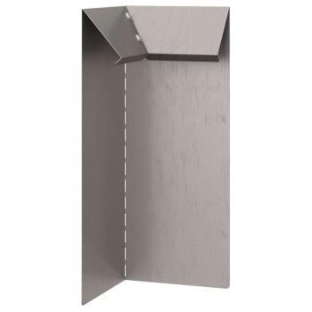 Schneckenzaun 4 pcs Rostig 10 x 10 x 25 cm Wetterfeststahl