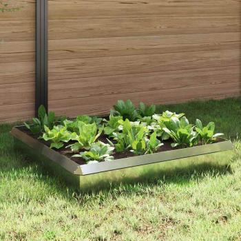 ARDEBO.de - Schneckenzauns 8 pcs Silber Verzinkter Stahl