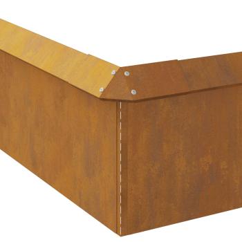 Schneckenzauns 12 pcs Rostig Wetterfeststahl