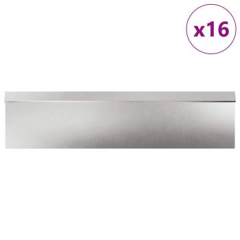 Schneckenzauns 20 pcs Silber Edelstahl