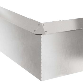 Schneckenzauns 20 pcs Silber Edelstahl